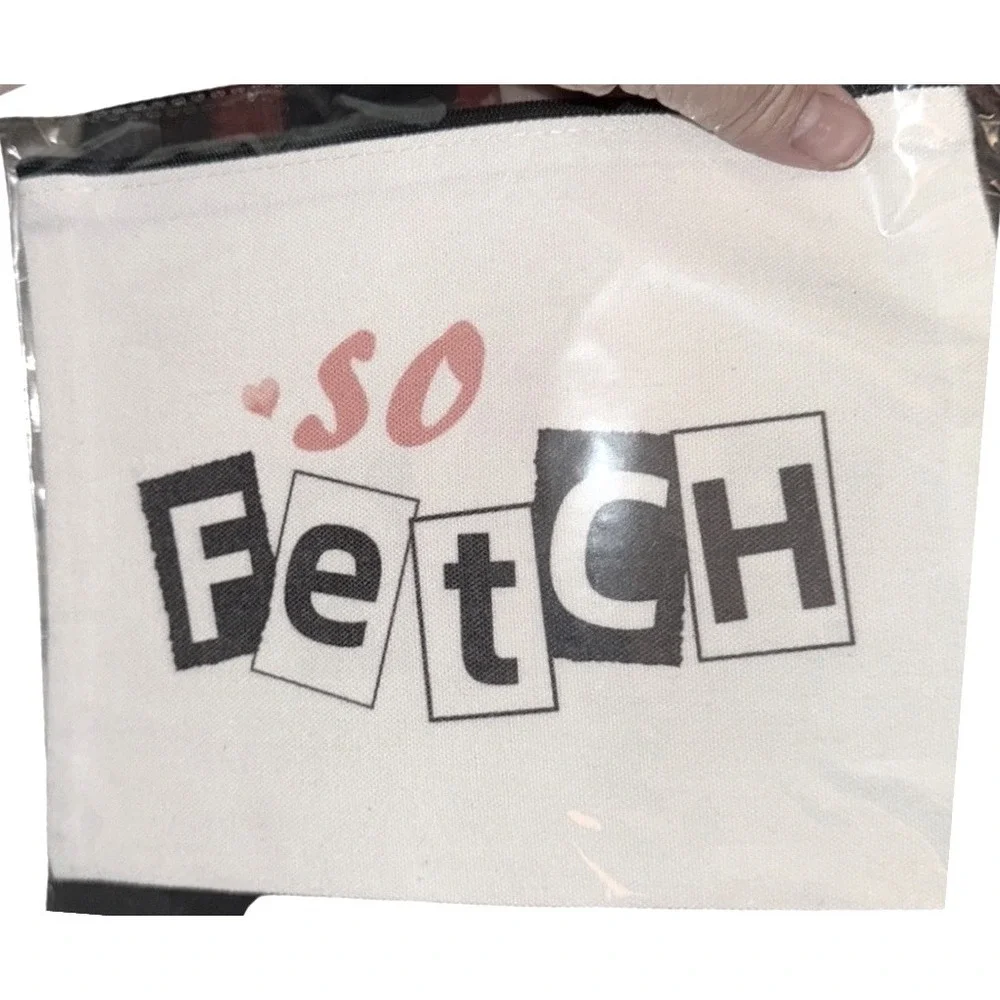 So Fetch Makeup Bag Accessory Pouch‎ Cosmetic Travel Mean Girls New